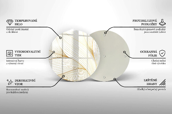 Protection plaque induction Modèle de lignes modernes