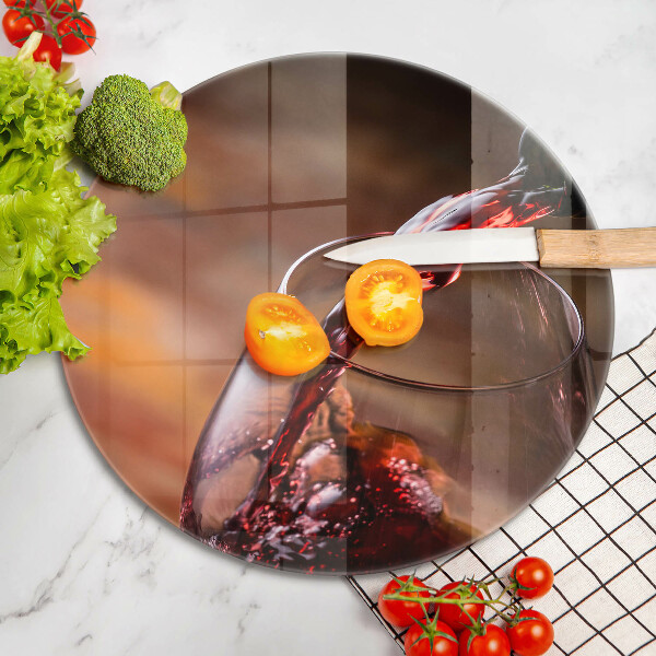 Protection plaque induction Du vin rouge et un verre