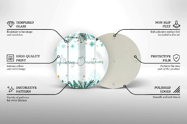 Protection plaque induction Merry Christmas