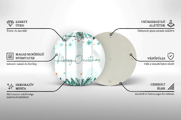 Protection plaque induction Merry Christmas