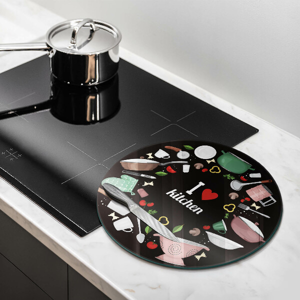 Protection plaque induction Illustration J'aime la cuisine