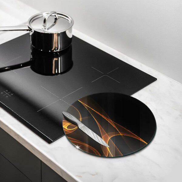 Protection plaque induction Lignes abstraites