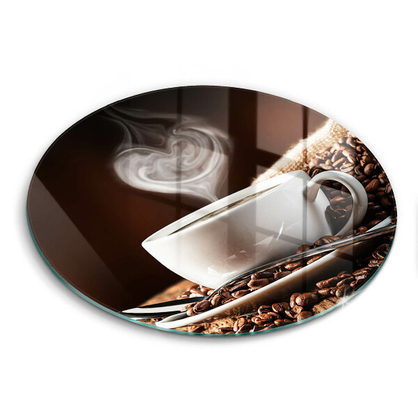 Protection plaque induction Un café et une tasse