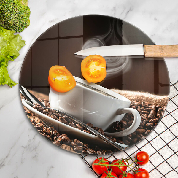 Protection plaque induction Un café et une tasse