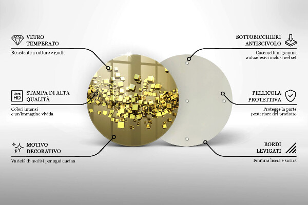 Protection plaque induction Géométrie 3D abstraite