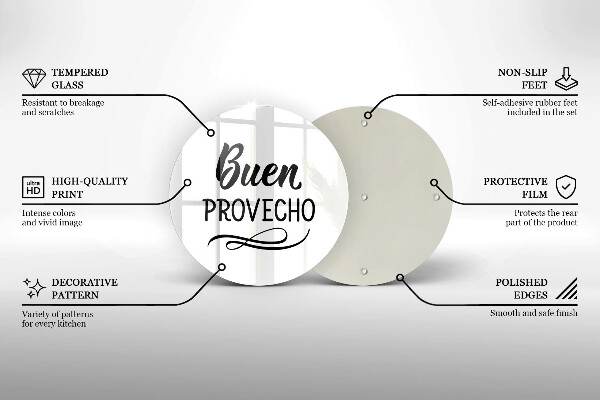 Protection plaque induction Buen provecho