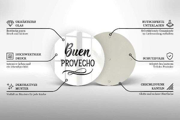 Protection plaque induction Buen provecho