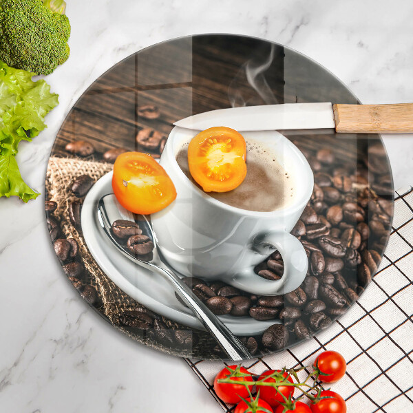 Protection plaque induction Tasse et grains de café