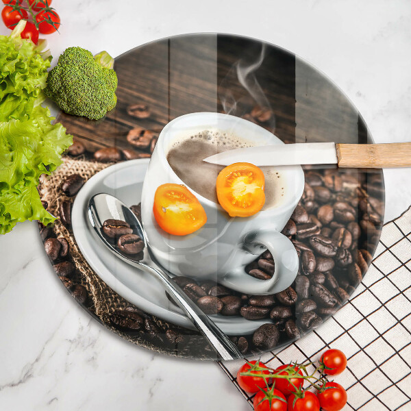 Protection plaque induction Tasse et grains de café