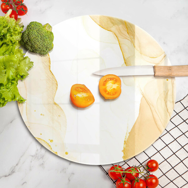 Protection plaque induction Abstraction dorée