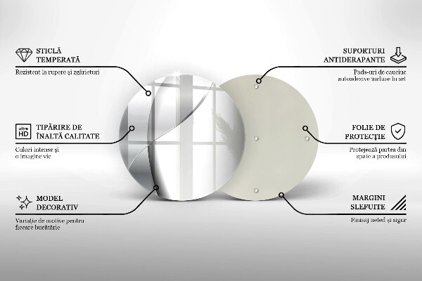 Protection plaque induction Abstraction en métal argenté