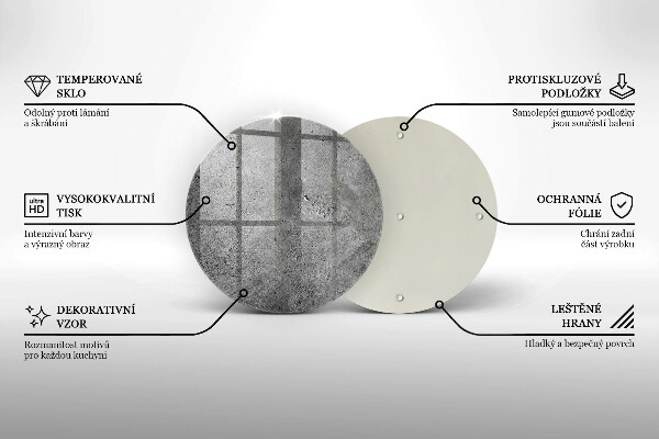 Protection plaque induction Texture de pierre en béton