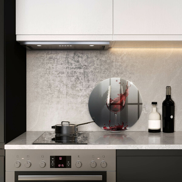 Protection plaque induction Vin rouge dans un verre
