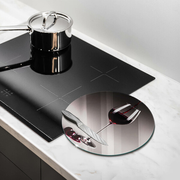 Protection plaque induction Verre et raisins