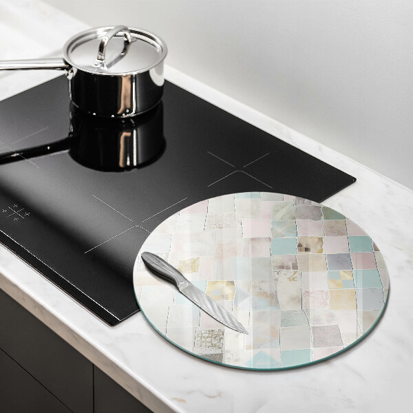 Protection plaque induction Composition pastel