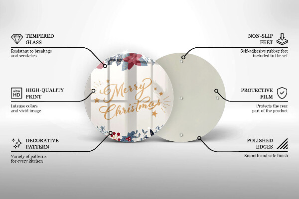 Protection plaque induction Merry Christmas