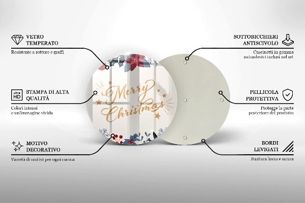 Protection plaque induction Merry Christmas