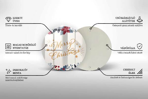 Protection plaque induction Merry Christmas