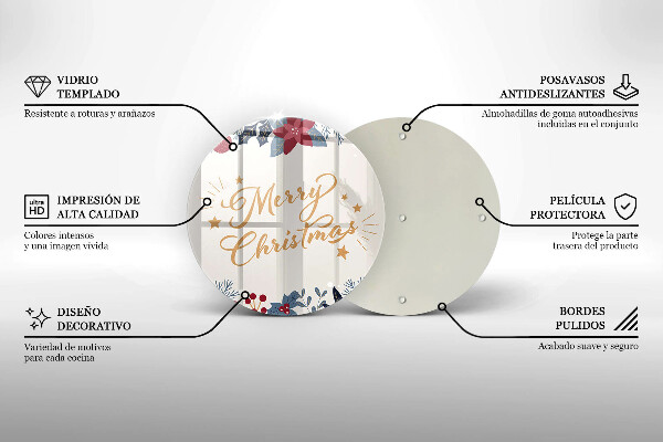 Protection plaque induction Merry Christmas