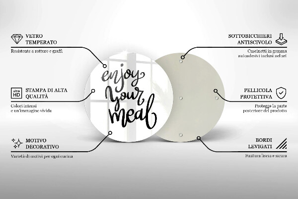 Protection plaque induction Enjoy your meal