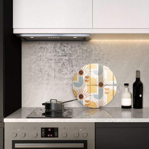 Protection plaque induction Modèle d'yeux bohème