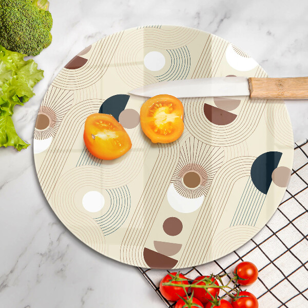 Protection plaque induction Formes géométriques bohèmes