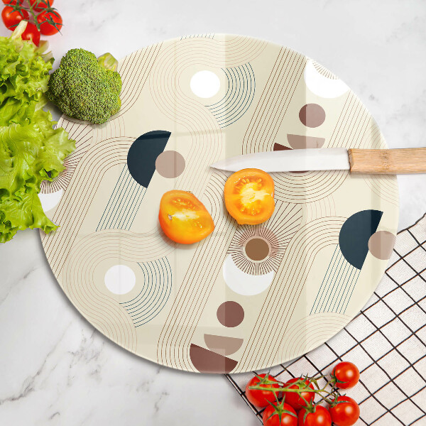 Protection plaque induction Formes géométriques bohèmes