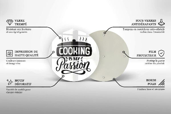 Protection plaque induction La cuisine est ma passion