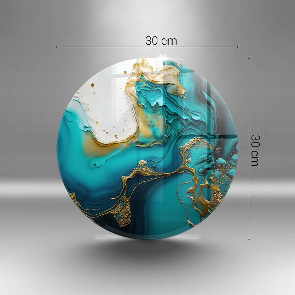 Protection plaque induction Abstraction turquoise