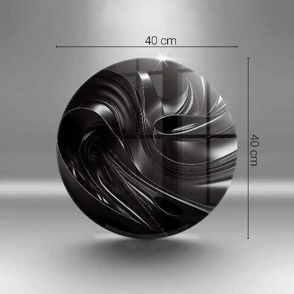 Protection plaque induction Messe noire abstraite