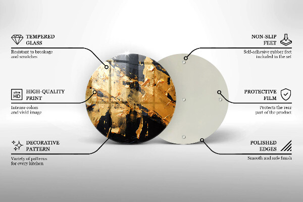 Protection plaque induction Texture de peinture élégante