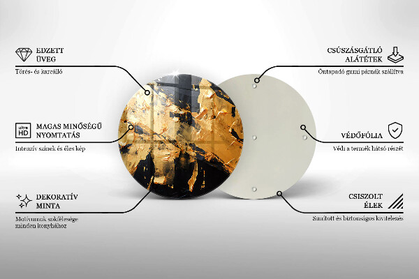 Protection plaque induction Texture de peinture élégante