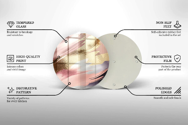 Protection plaque induction Taches pastel