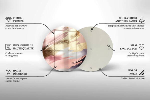 Protection plaque induction Taches pastel