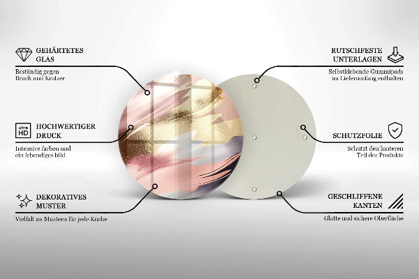 Protection plaque induction Taches pastel