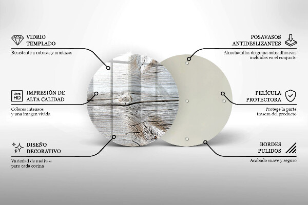 Protection plaque induction Structure en bois clair