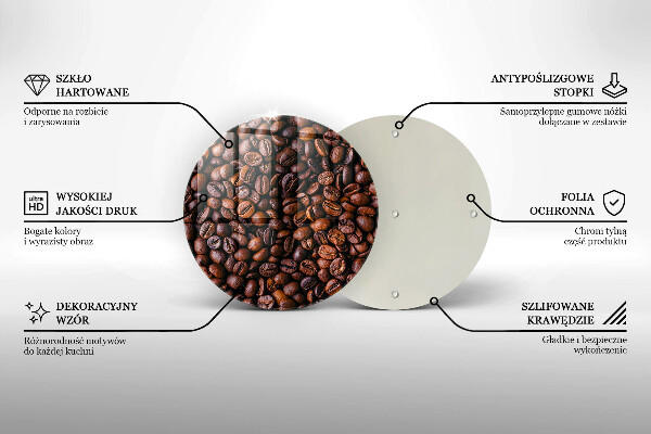 Protection plaque induction Grains de café