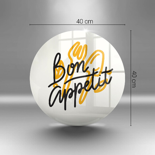 Protection plaque induction Inscription Bon Appetit