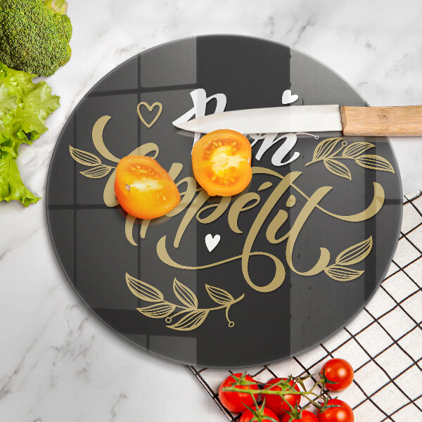 Protection plaque induction Inscription Bon Appetit