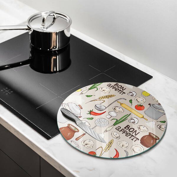 Protection plaque induction Illustration de cuisine