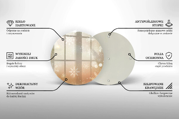 Protection plaque induction Flocons de neige