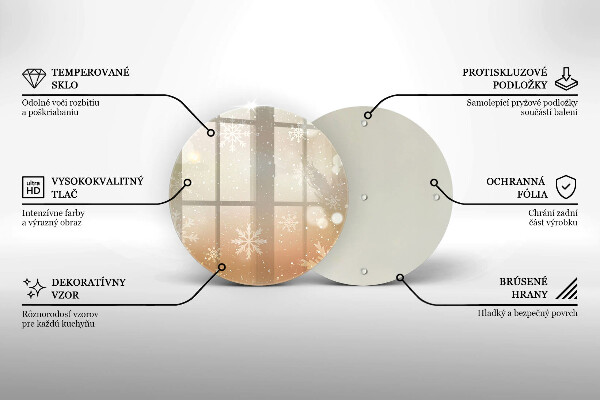 Protection plaque induction Flocons de neige