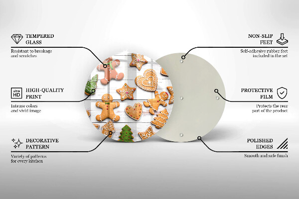 Protection plaque induction Pain d'épice de Noël