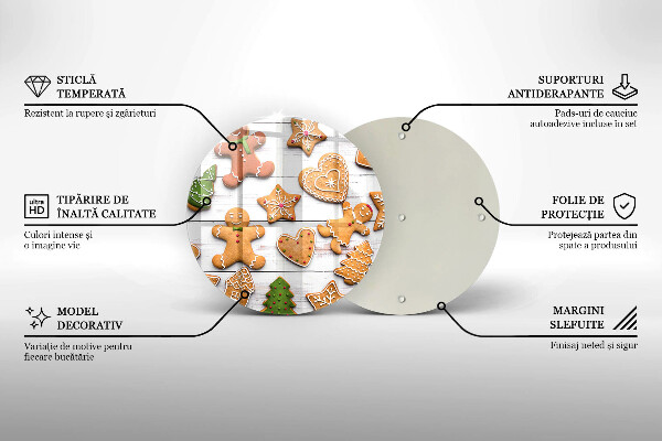 Protection plaque induction Pain d'épice de Noël