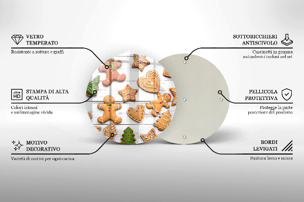 Protection plaque induction Pain d'épice de Noël