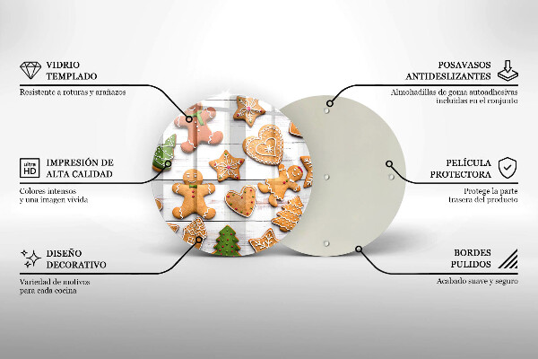 Protection plaque induction Pain d'épice de Noël