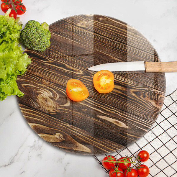 Protection plaque induction Texture du bois