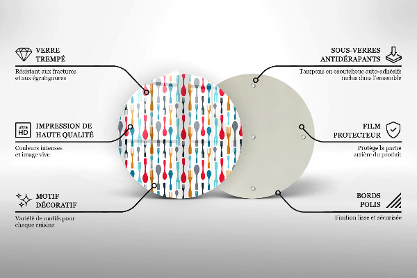 Protection plaque induction Illustration de cuillère