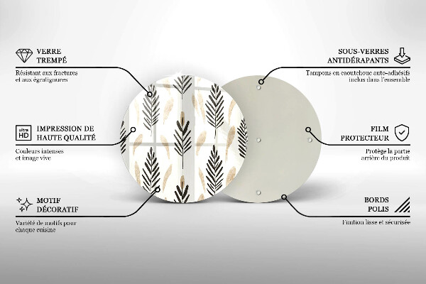 Protection plaque induction Plantes bohèmes