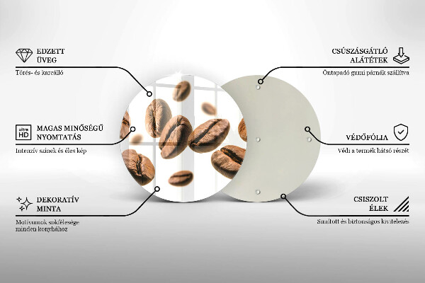 Protection plaque induction Grains de café